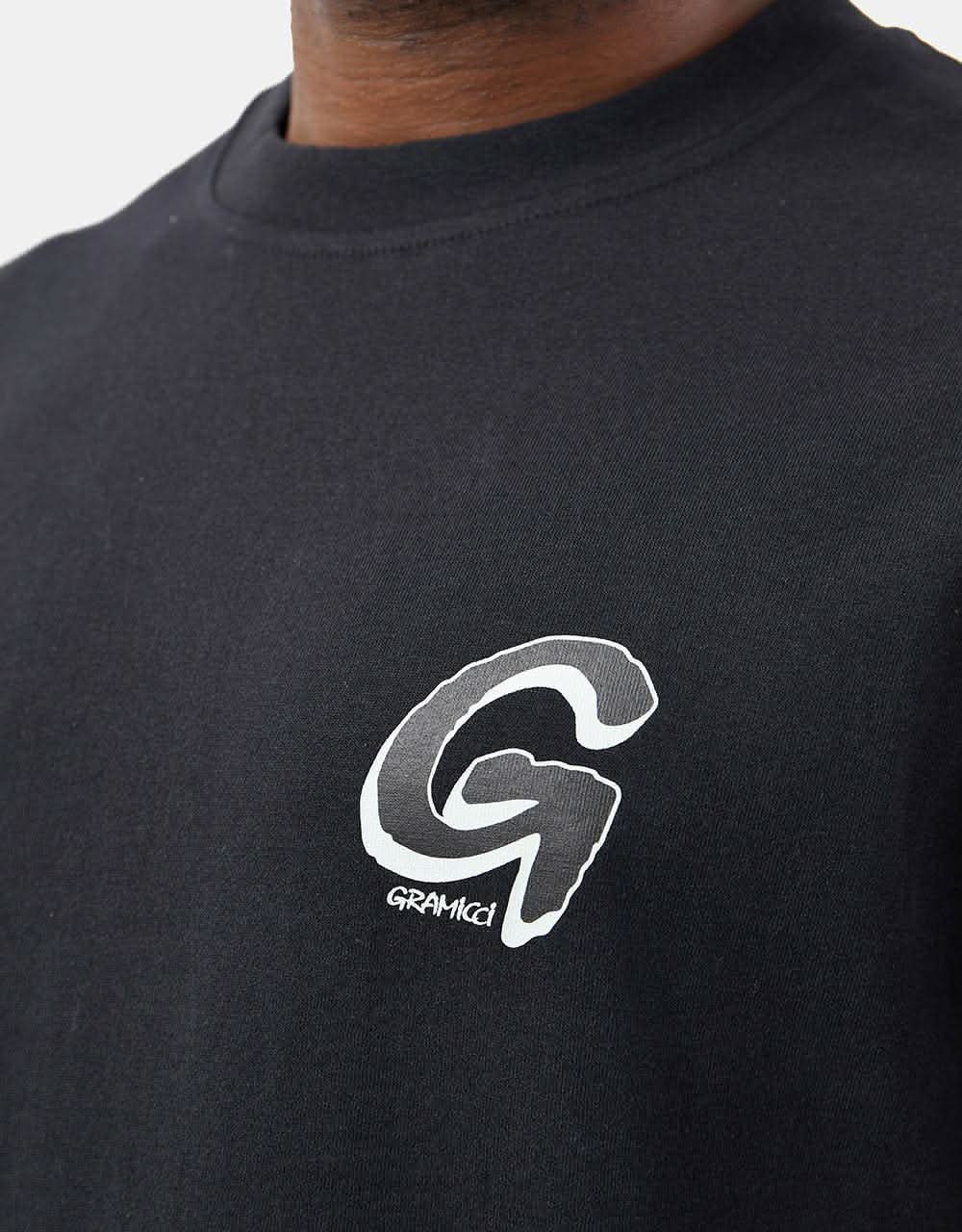 Gramicci Big G-Logo T-Shirt - Black