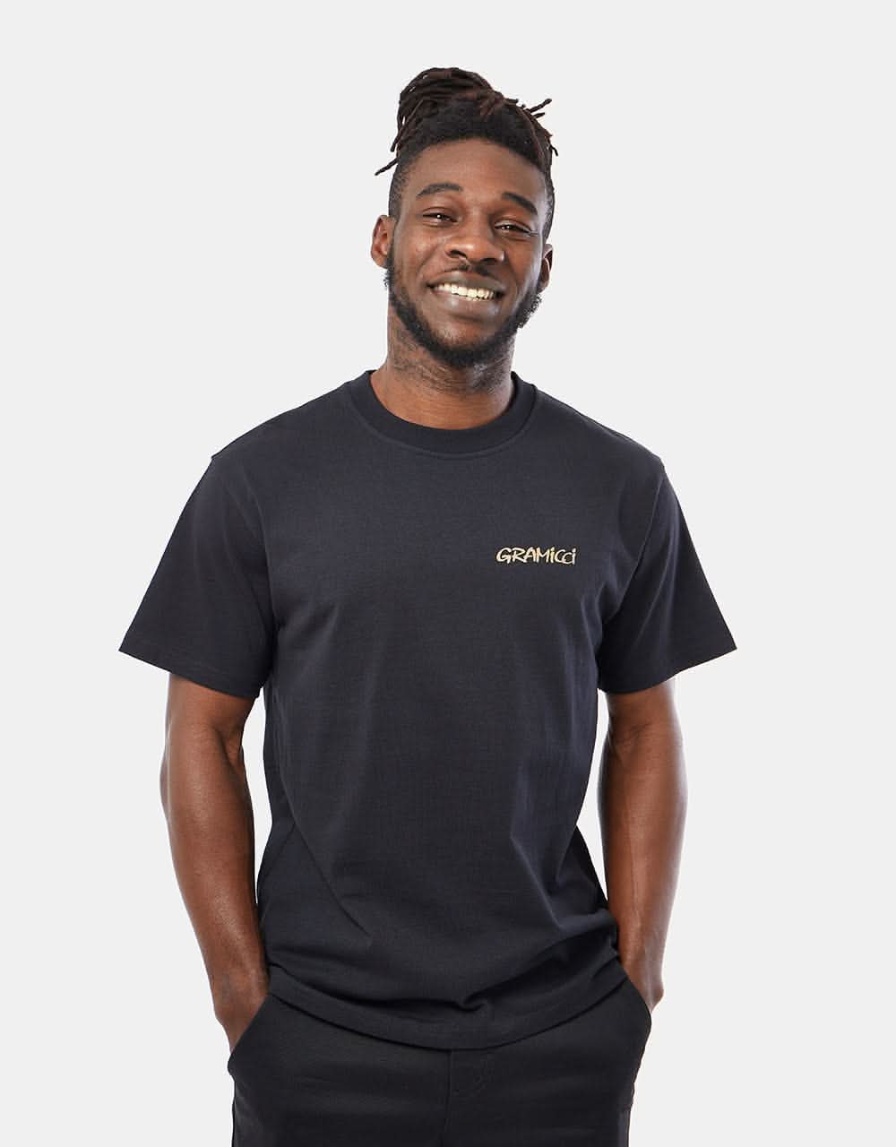 Gramicci Leaf T-Shirt - Black