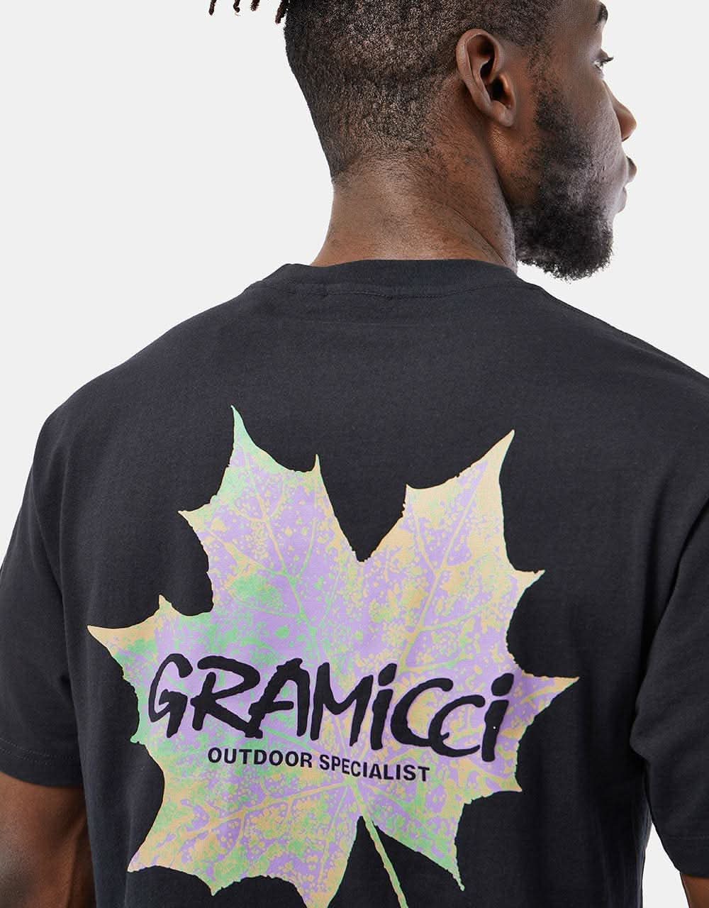Gramicci Leaf T-Shirt - Black