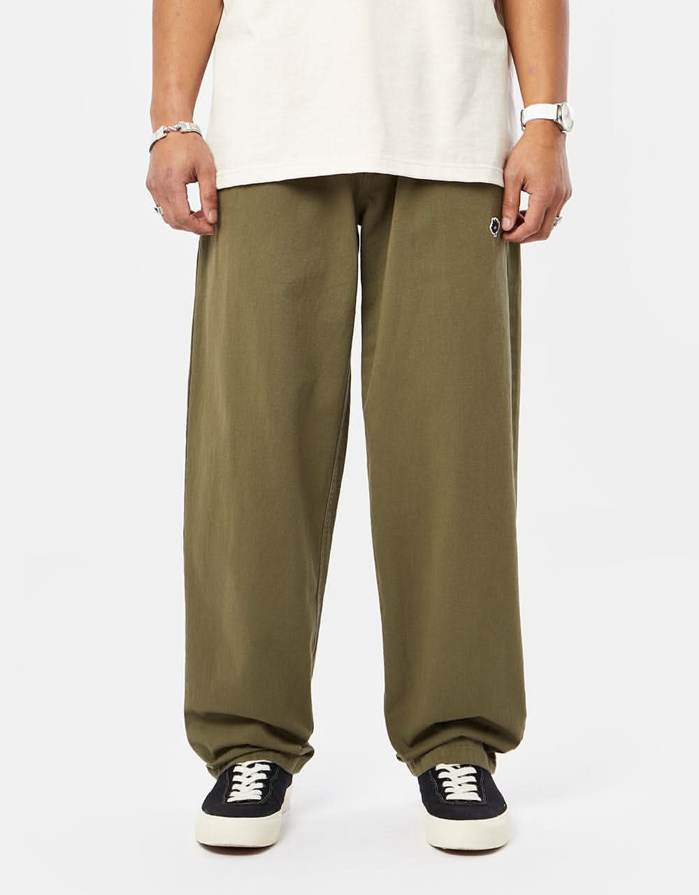 MAGENTA LOOSE PANTS 2 TONE KHAKI supreme