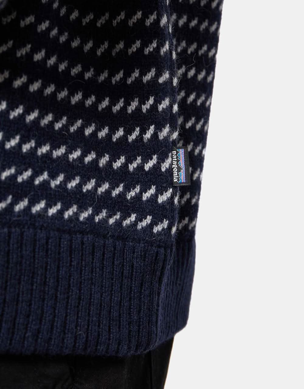 Patagonia Recycled Wool Sweater - Classic Navy
