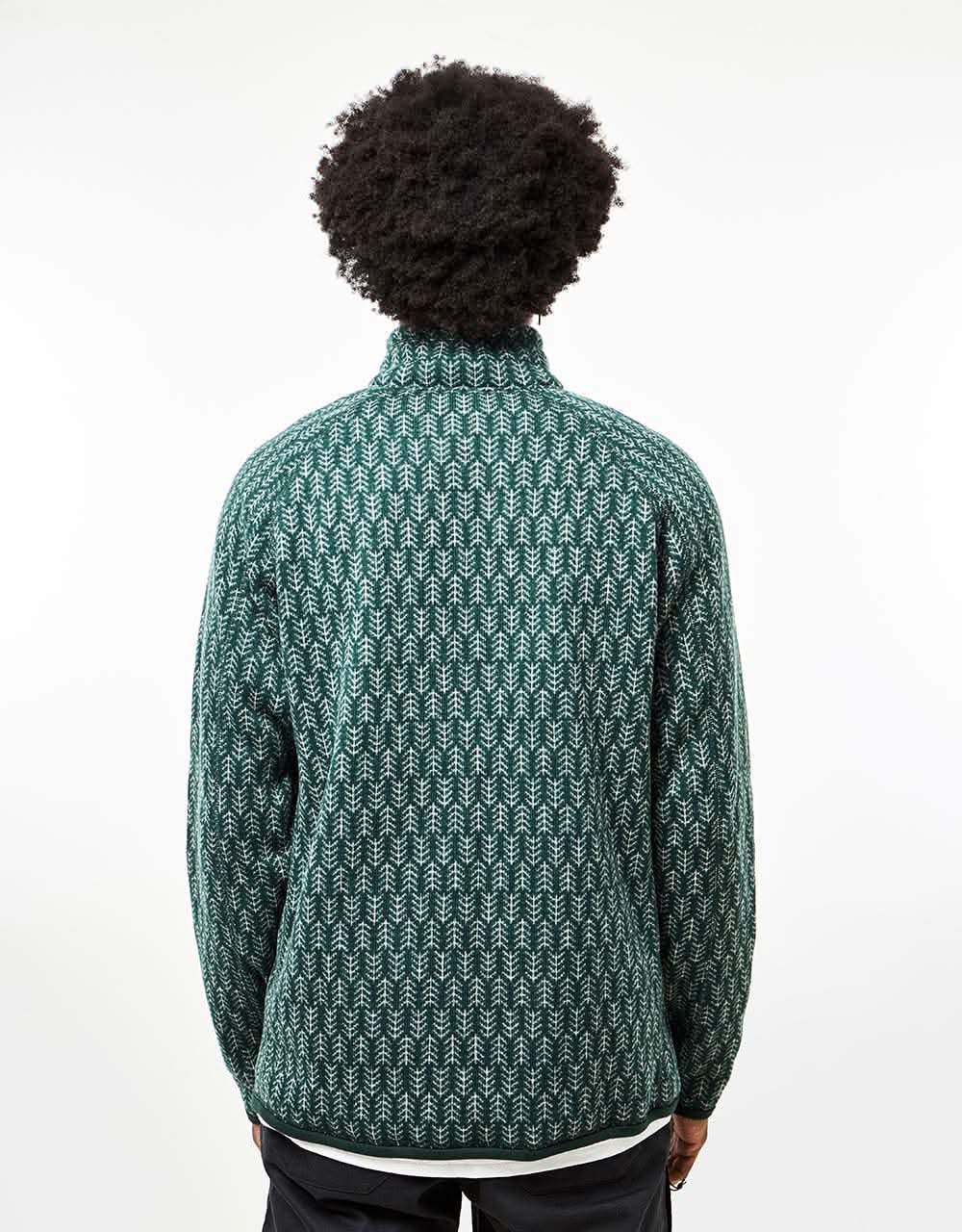 Patagonia Better Sweater 1/4 Zip Pine Knit/Northern Green