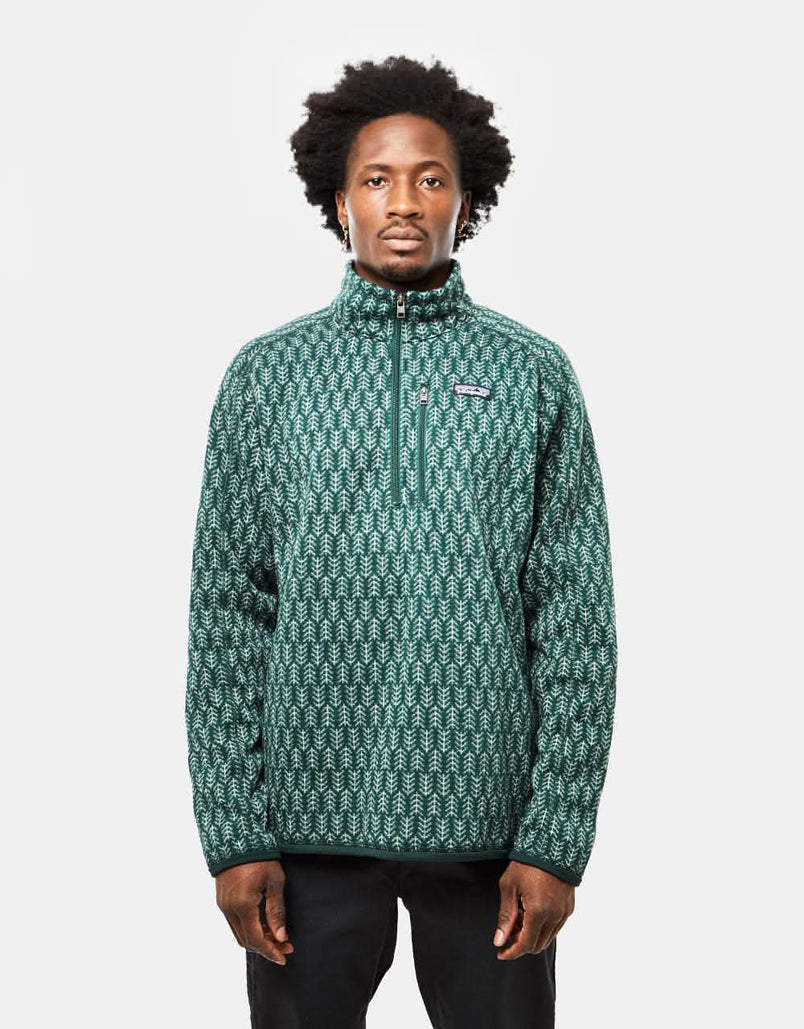 Patagonia Better Sweater 1/4 Zip - Pine Knit/Northern Green – Route One