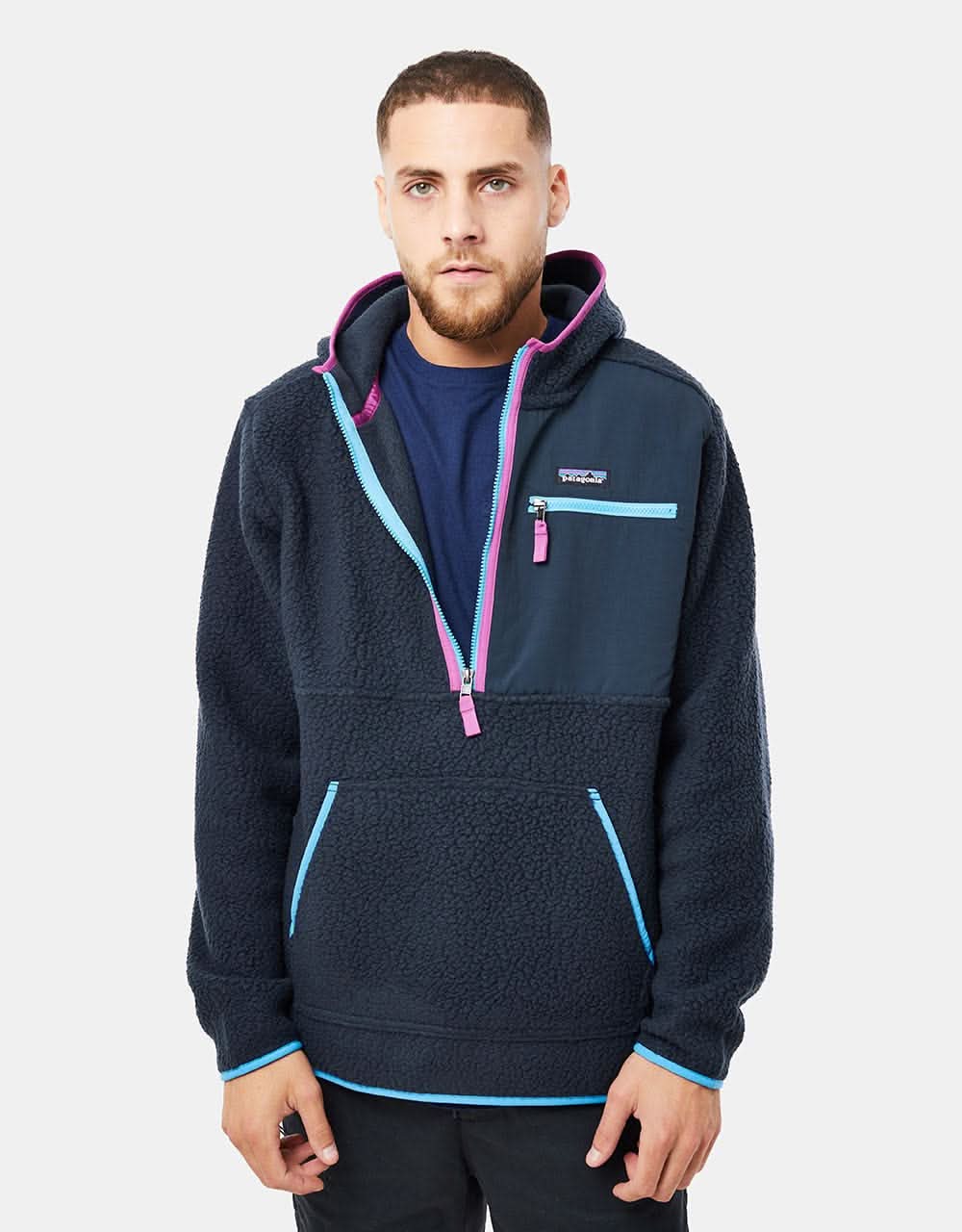 Patagonia Retro Pile Pullover - Pitch Blue