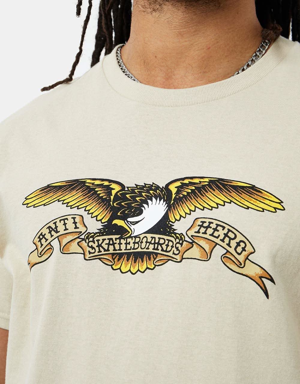 Anti Hero Eagle T-Shirt - Sand/Multi