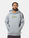 Venture Paid Pullover Hoodie - Heather Grey/Blue/Yellow