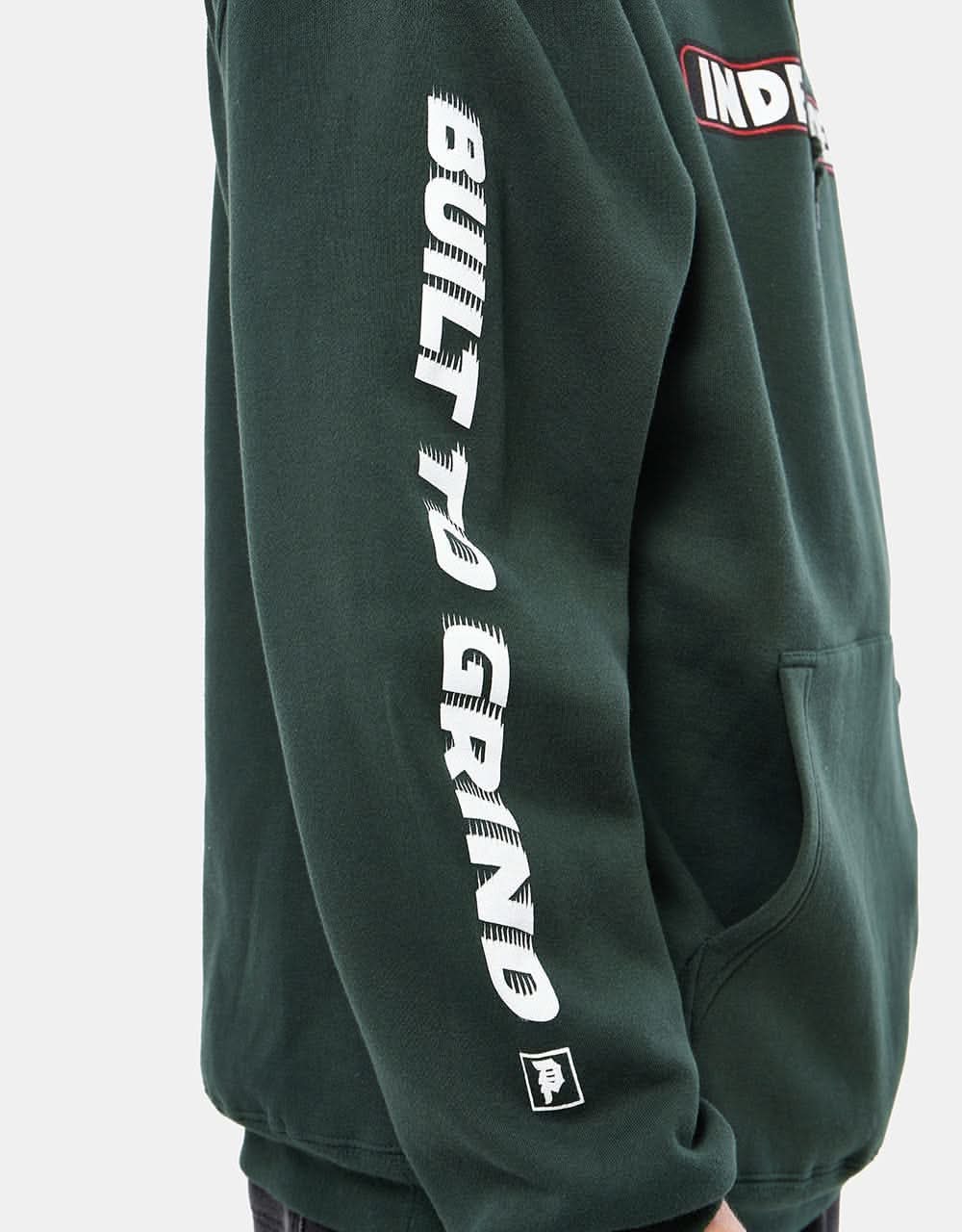 Primitive x Independent Bar Metallic Gold Pullover Hoodie - Dark Green