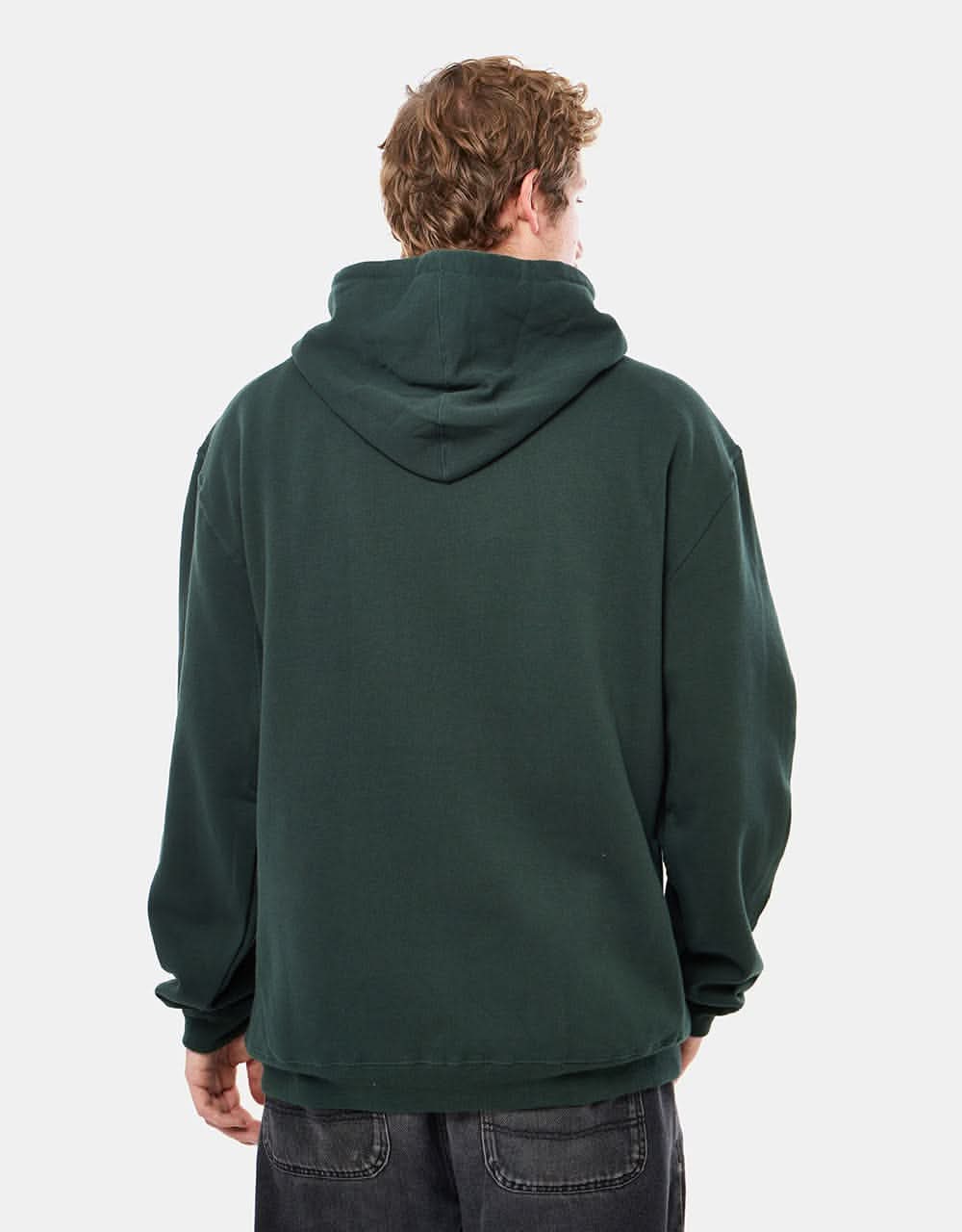 Primitive x Independent Bar Metallic Gold Pullover Hoodie - Dark Green
