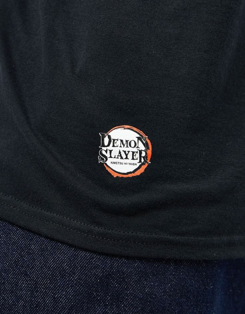 Primitive x Demon Slayer Zenitsu Agatsuma T-Shirt - Black