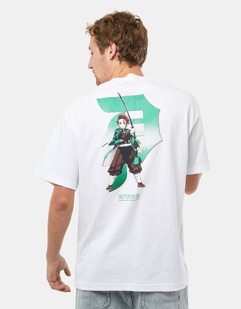 Primitive x Demon Slayer Tanjiro Dirty P T-Shirt - White – Route One