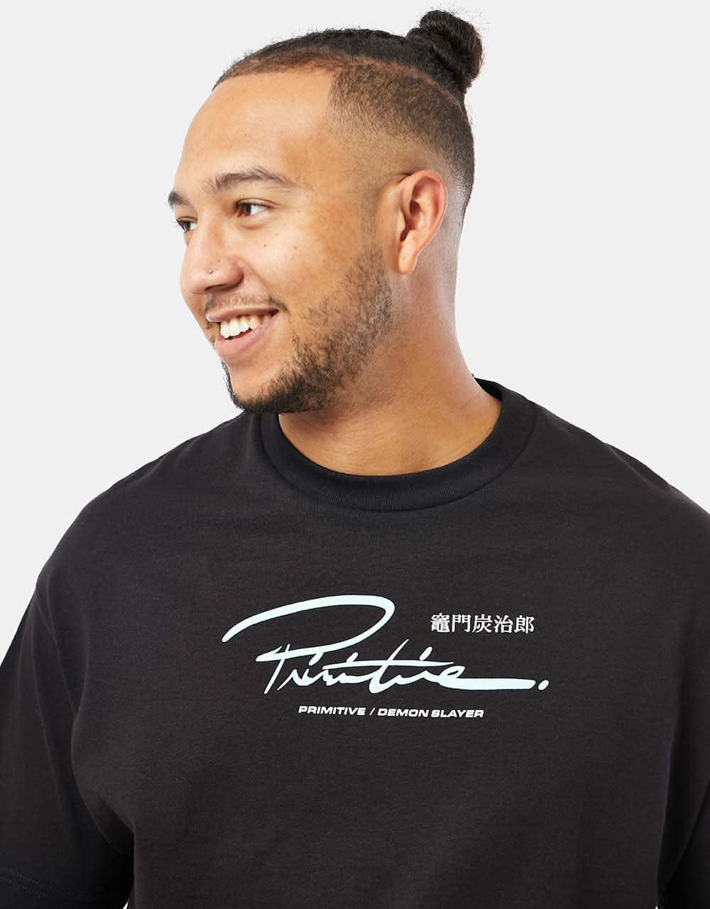 Primitive x Demon Slayer Tanjiro T-Shirt - Black