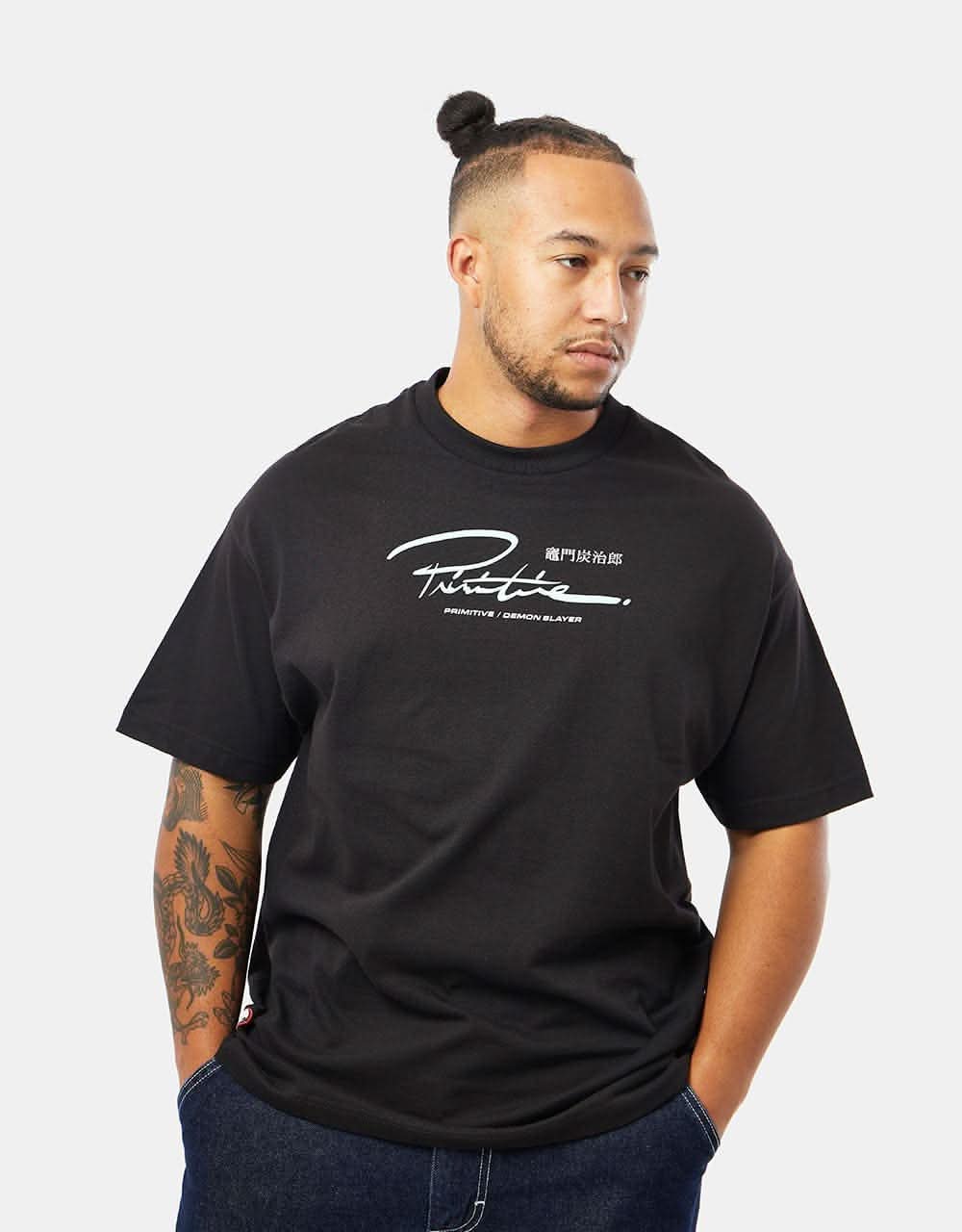 Primitive x Demon Slayer Tanjiro T-Shirt - Black
