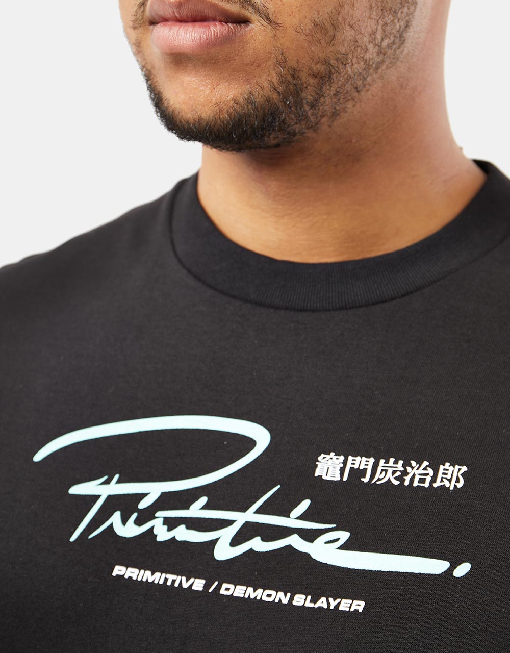 Primitive x Demon Slayer Tanjiro T-Shirt - Black
