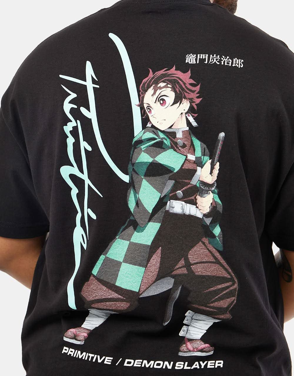 Primitive x Demon Slayer Tanjiro T-Shirt - Black