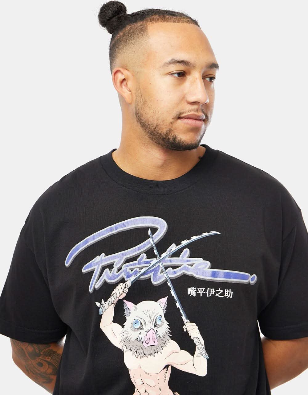 Primitive x Demon Slayer Inosuke T-Shirt - Black