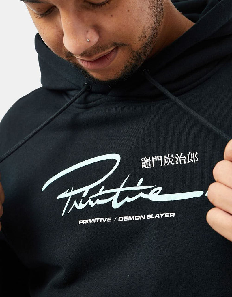 Primitive x Demon Slayer Tanjiro Pullover Hoodie - Black – Route One