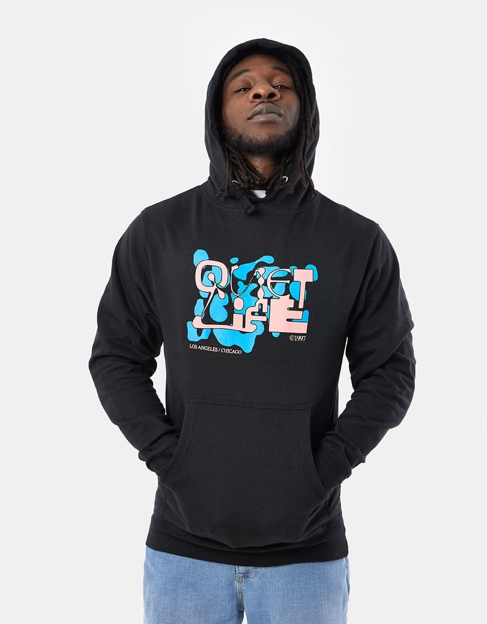 The Quiet Life Circuit Pullover Hoodie - Black