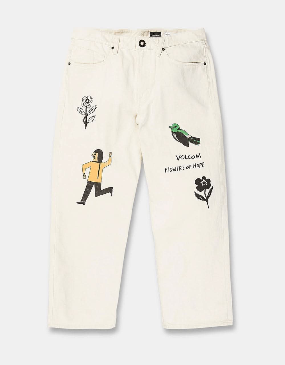 Volcom x Bob Mollema Denim Jeans - Whitecap Grey