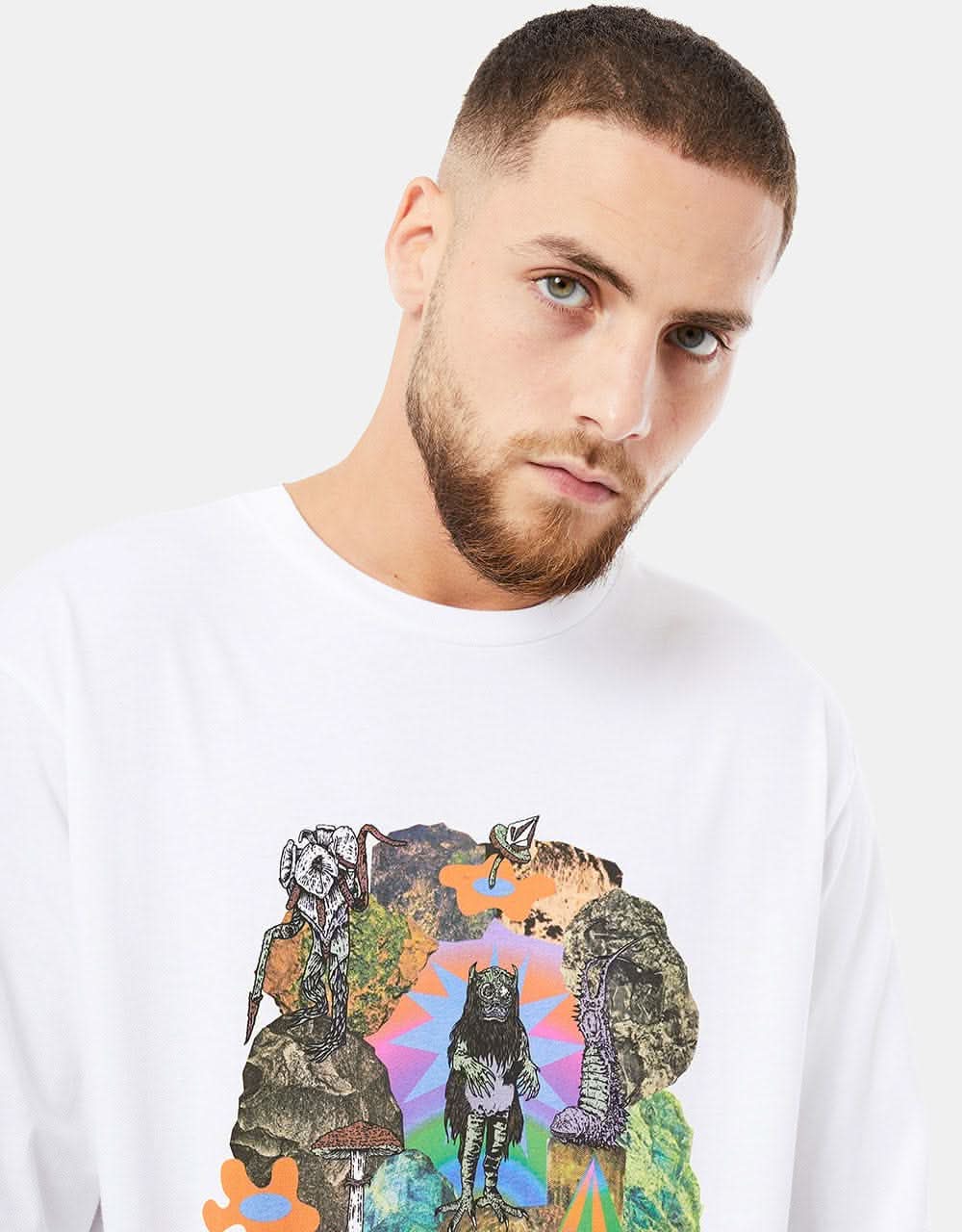 Volcom x Chrissie Abbott x French L/S T-Shirt - White