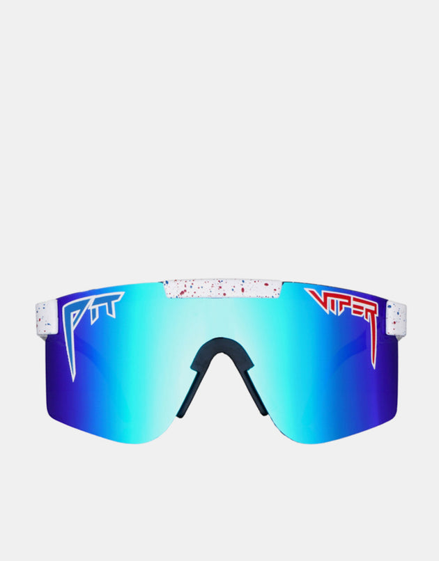 Pit Viper Absolute Freedom Polarized Sunglasses - Blue Revo Mirror