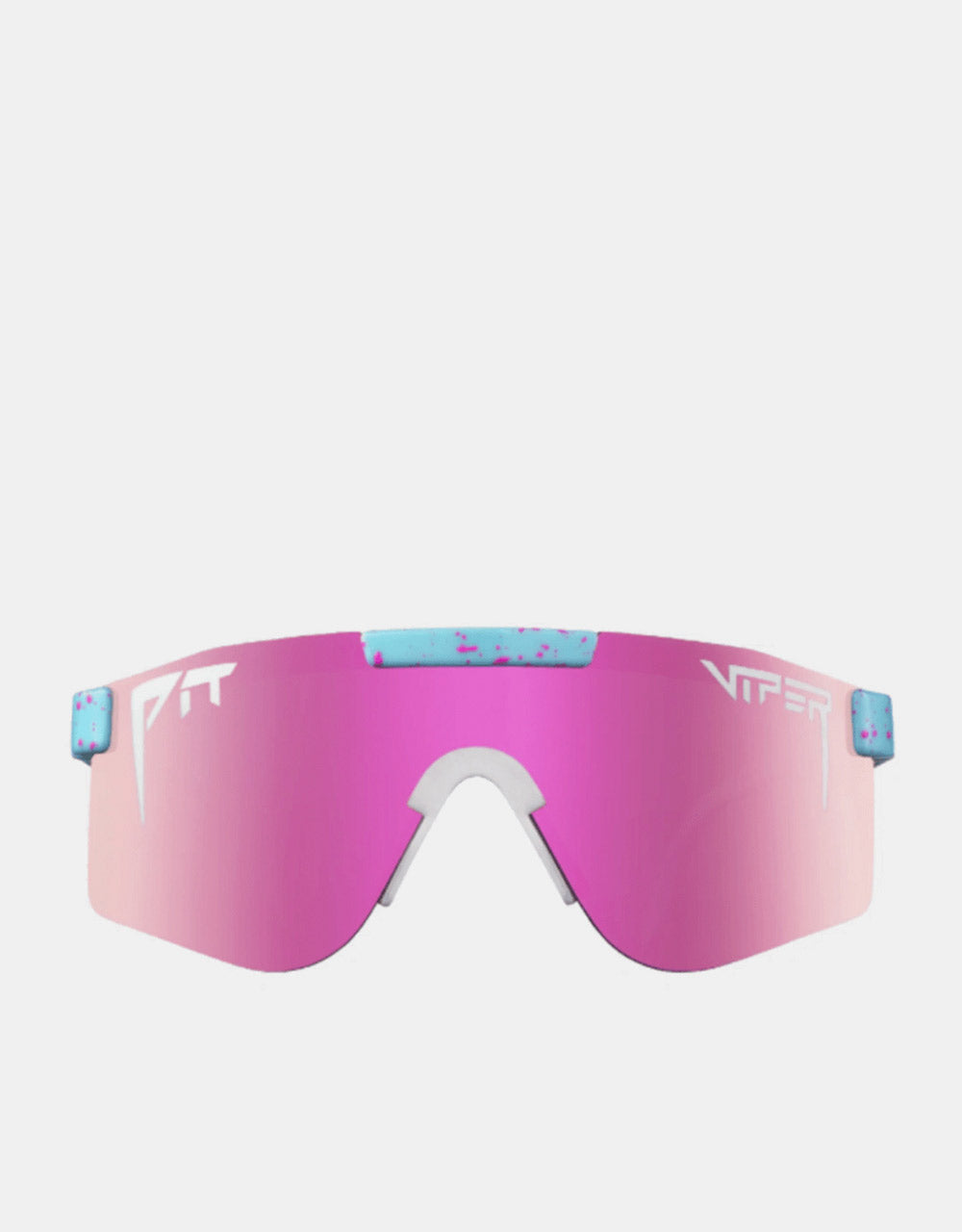 Pit Viper Gobby Double Wide Sunglasses - Pink Revo Mirror