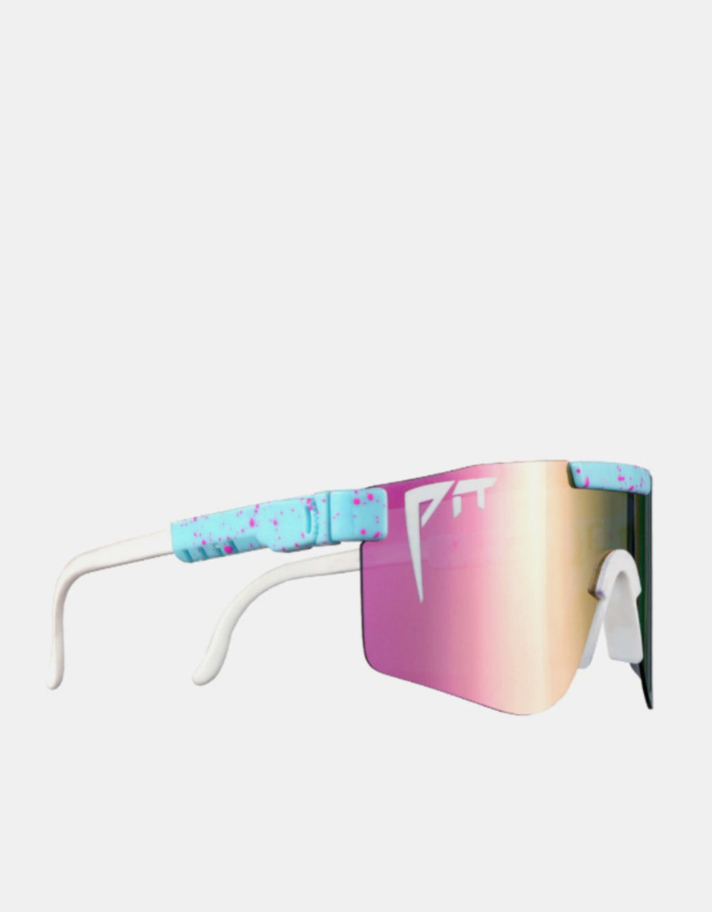 Pit Viper Gobby Double Wide Sunglasses - Pink Revo Mirror