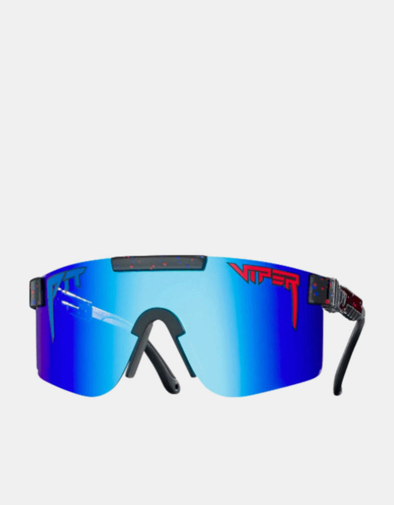 Pit Viper Peacekeeper Polarized Sunglasses - Blue Revo Mirror