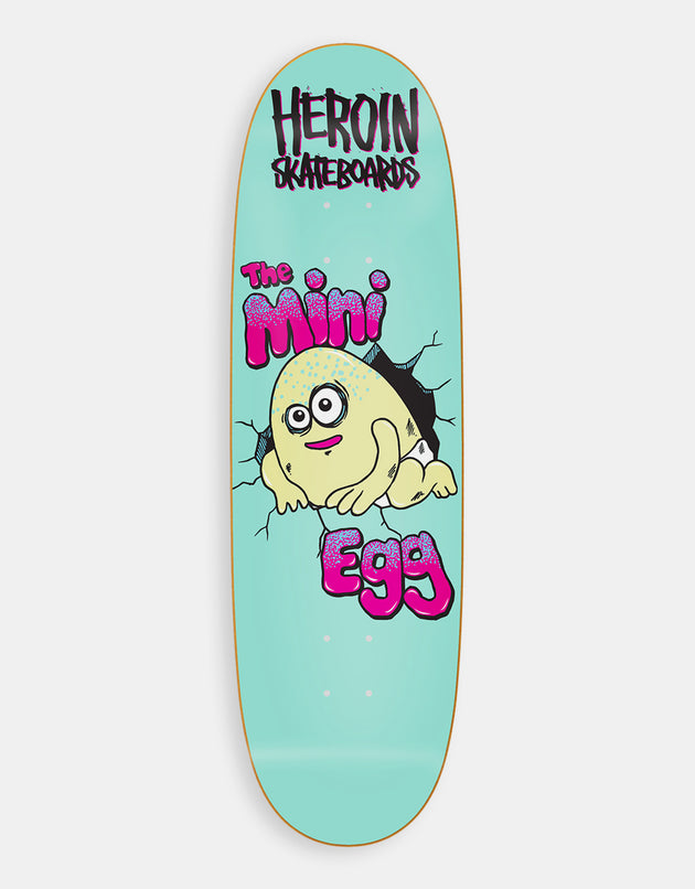 Heroin Mini Egg Skateboard Deck - 8.38”