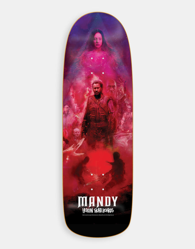 Heroin x Mandy Poster Skateboard Deck - 9.6"