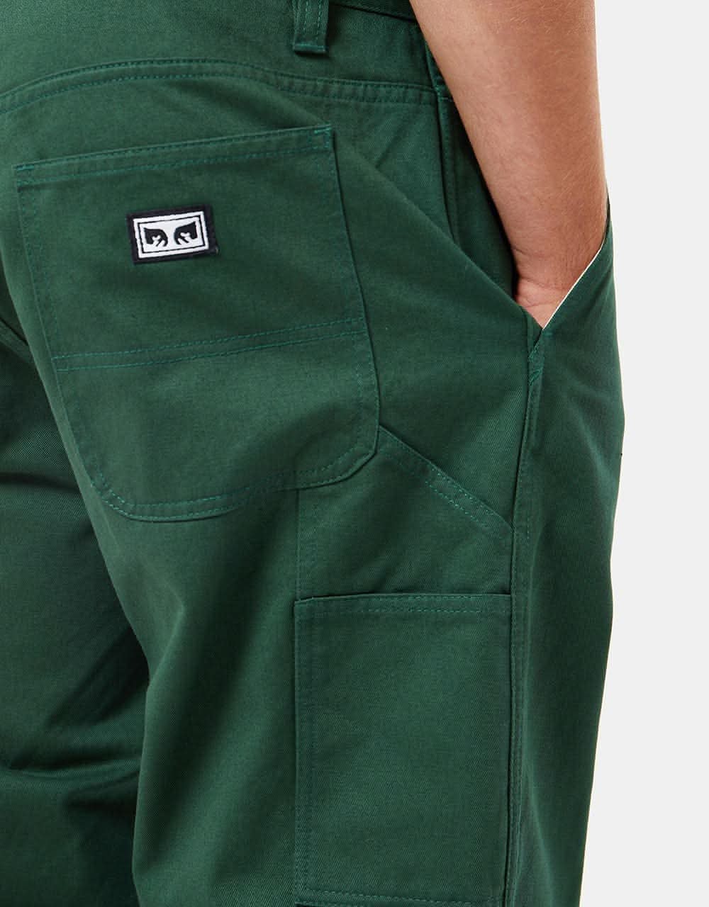 Obey Hardwork Carpenter Pant - Dark Cedar