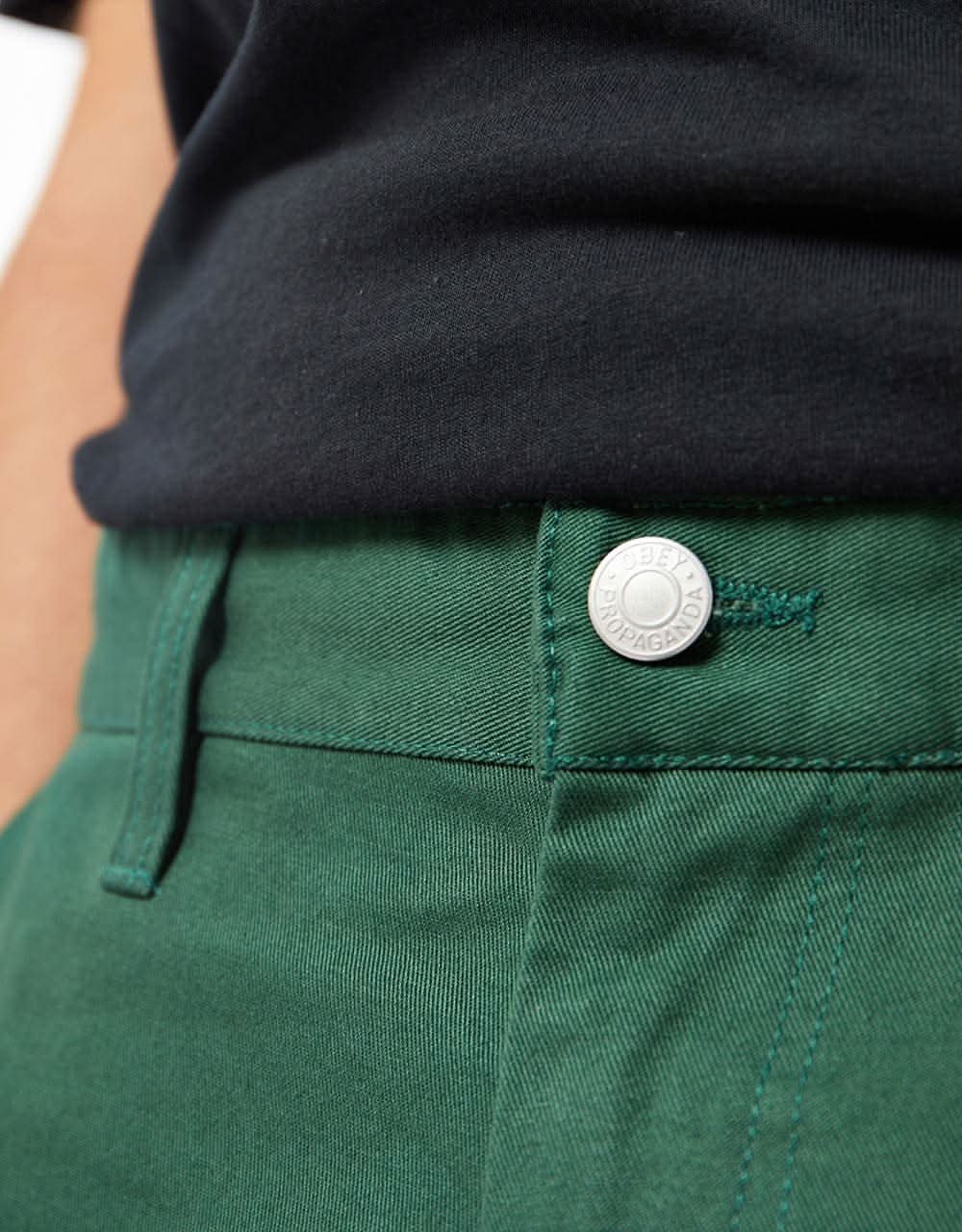 Obey Hardwork Carpenter Pant - Dark Cedar