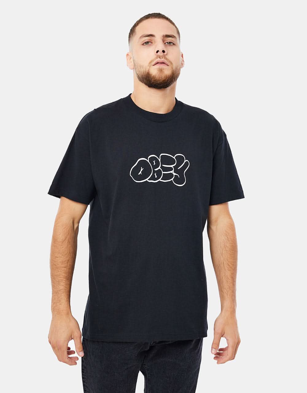 Obey Best Friends T-Shirt - Black