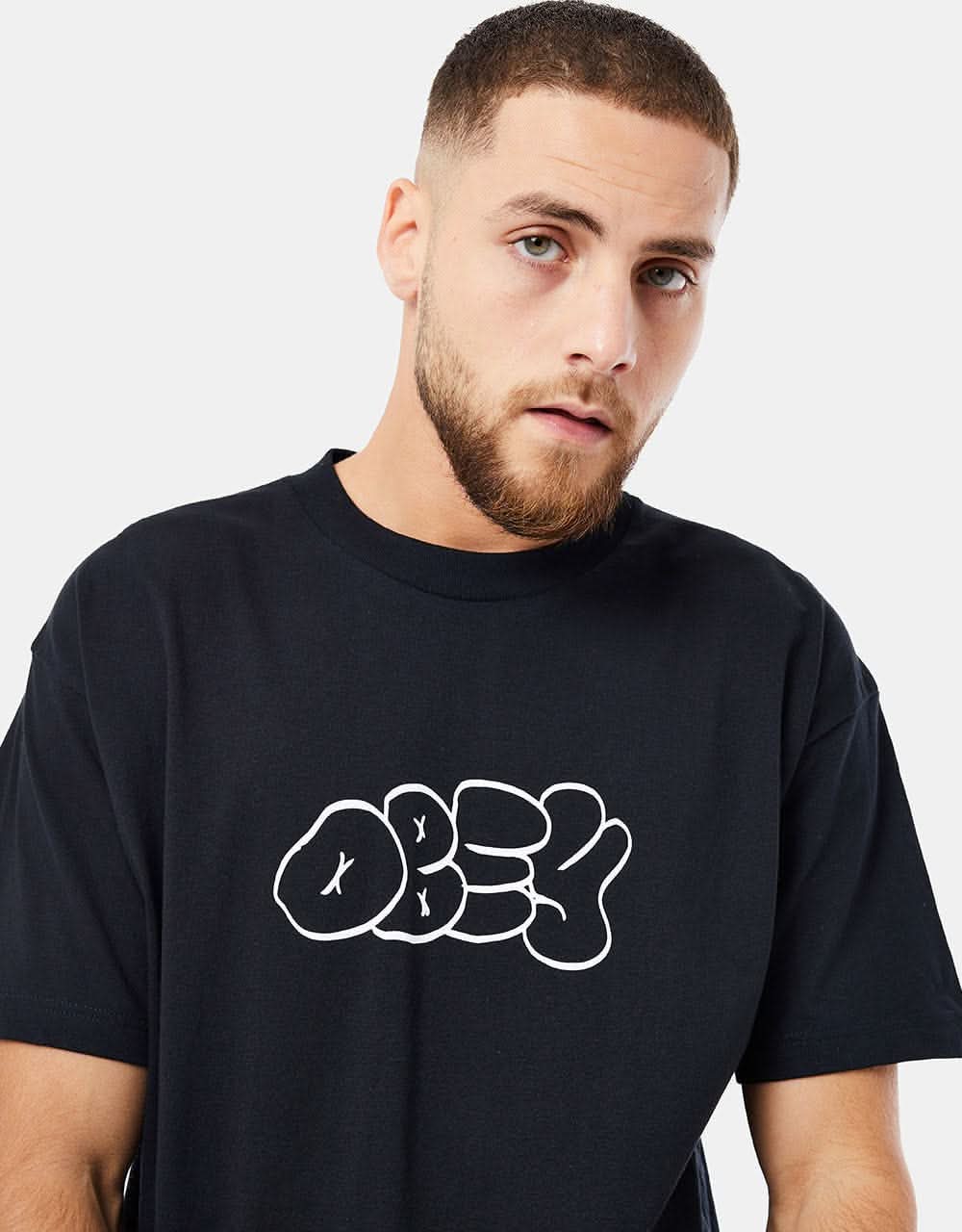 Obey Best Friends T-Shirt - Black