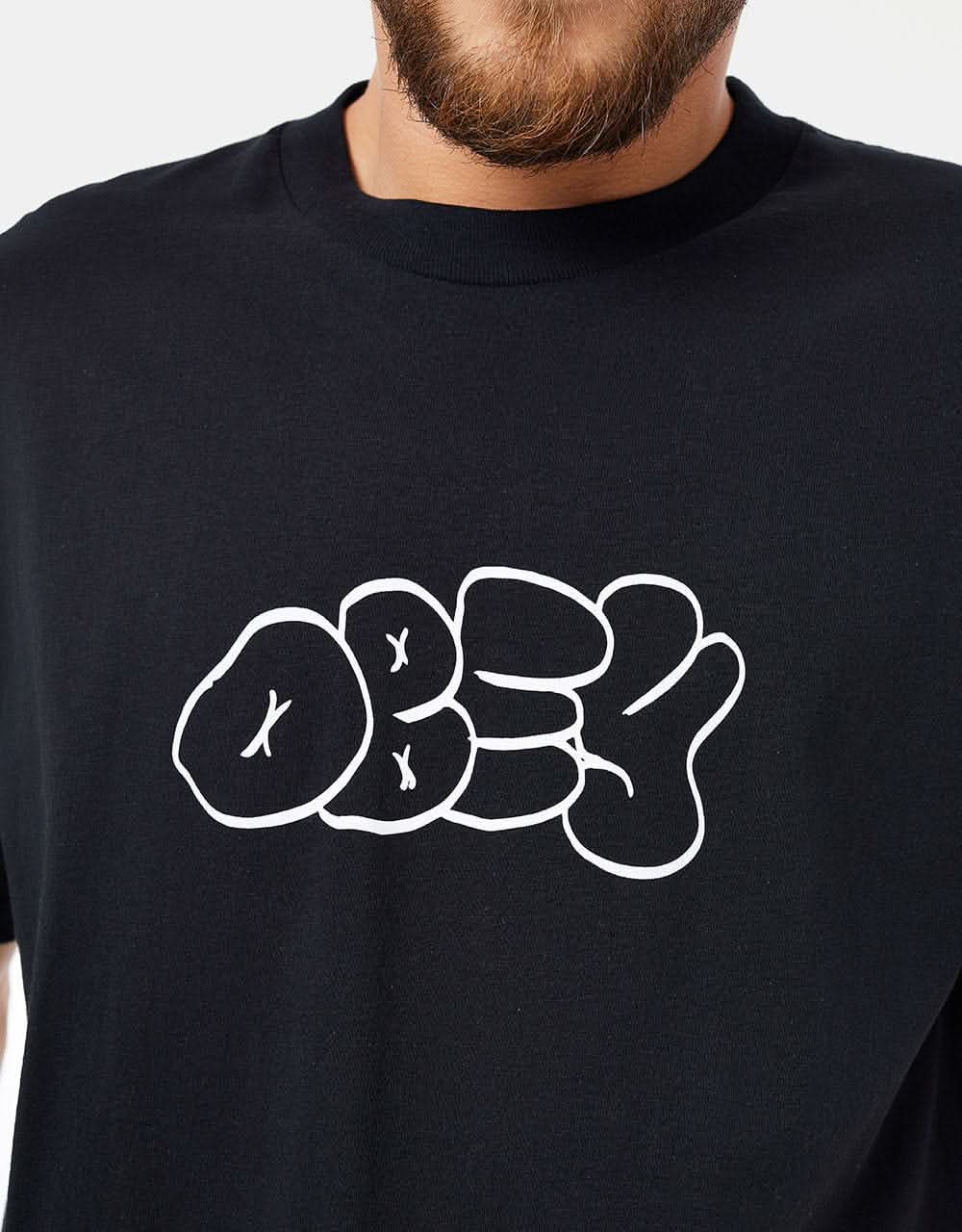 Obey Best Friends T-Shirt - Black