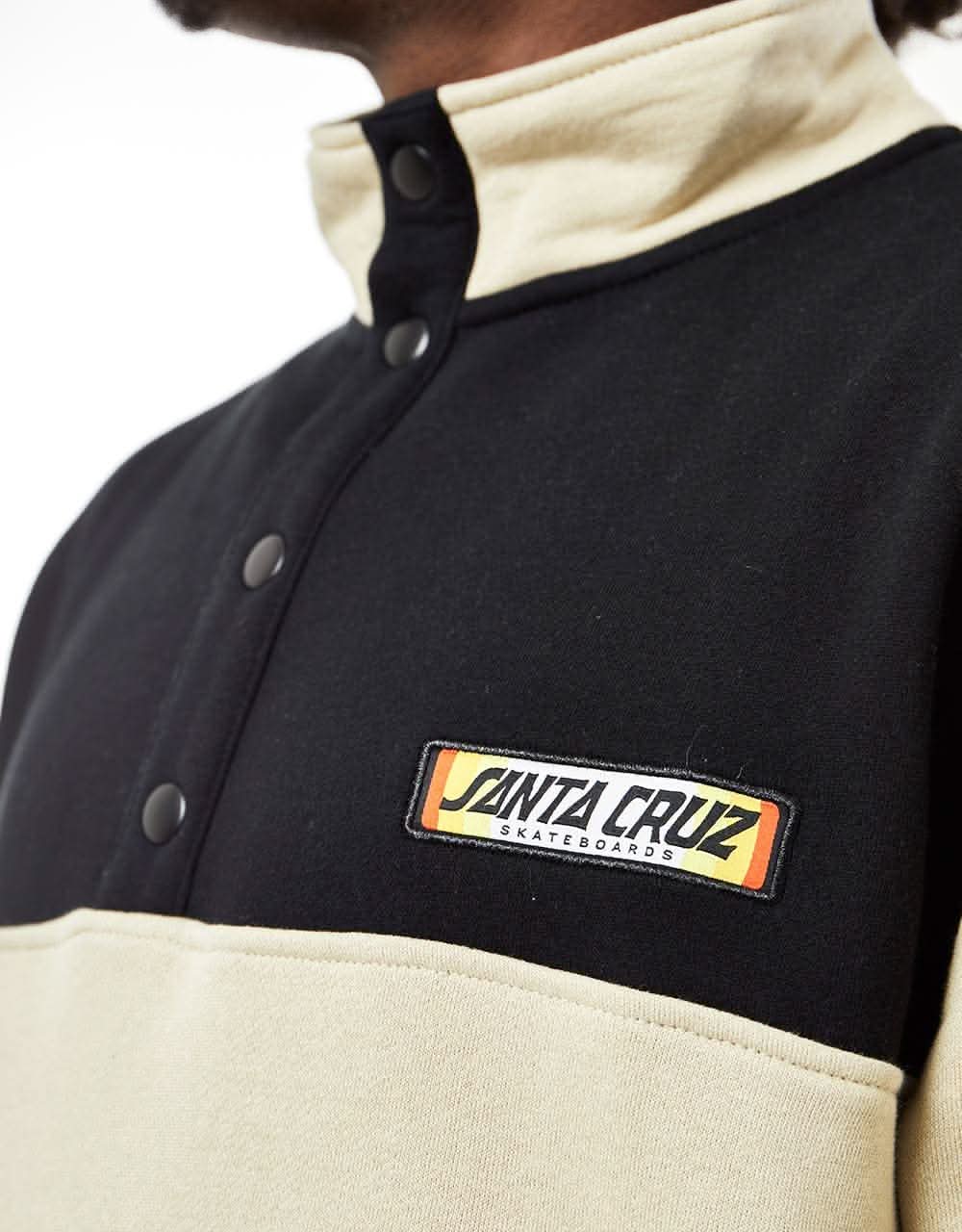 Santa Cruz Sundown Ray Strip Crew - Nickel/Black