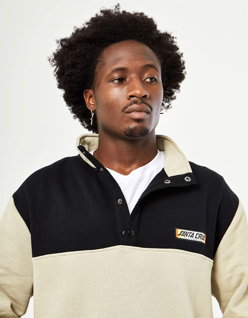 Santa Cruz Sundown Ray Strip Crew - Nickel/Black