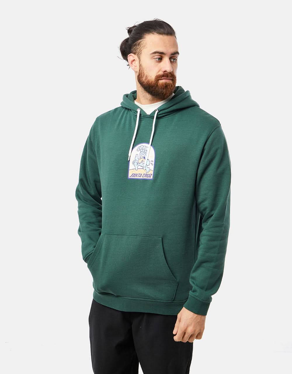 Santa Cruz Beach Bum Hand Pullover Hoodie - Cedar