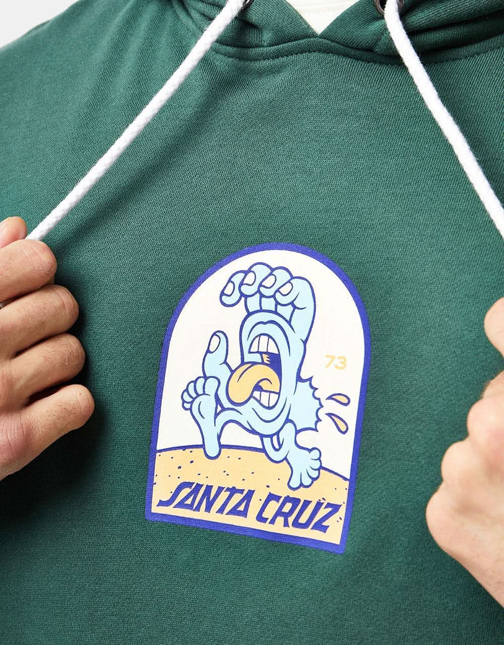 Santa Cruz Beach Bum Hand Pullover Hoodie - Cedar