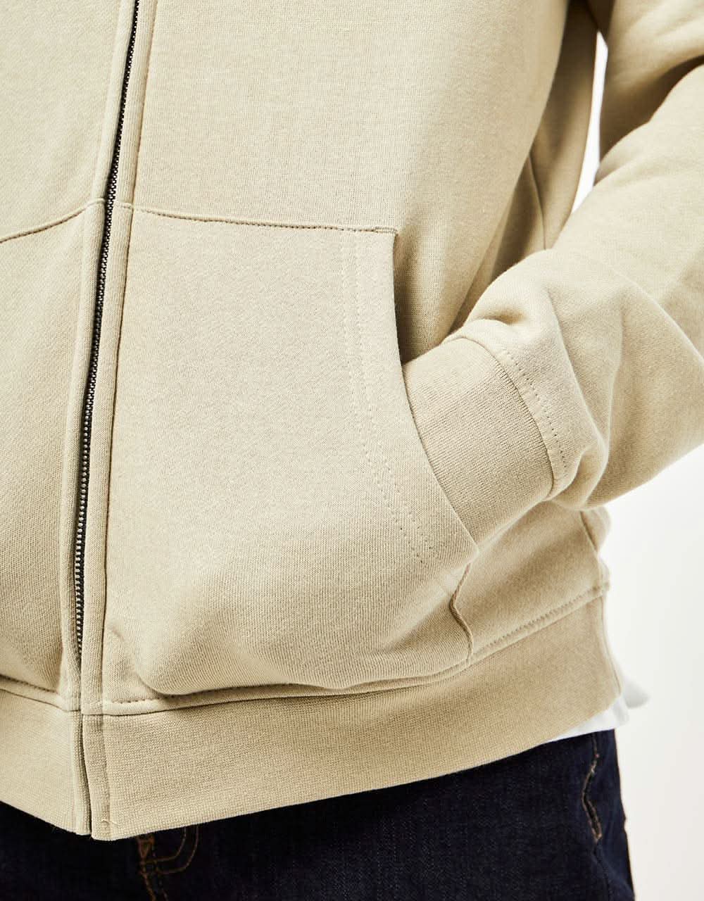 Santa Cruz Shadowless Dot Zip Hoodie - Nickel