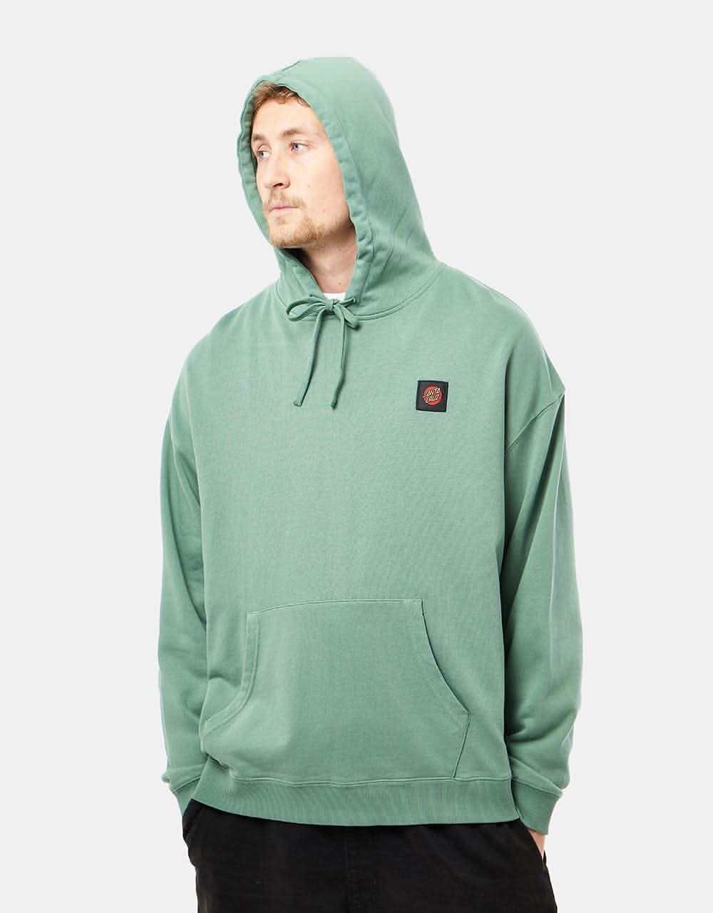 Santa Cruz Classic Label Pullover Hoodie - Mineral Green