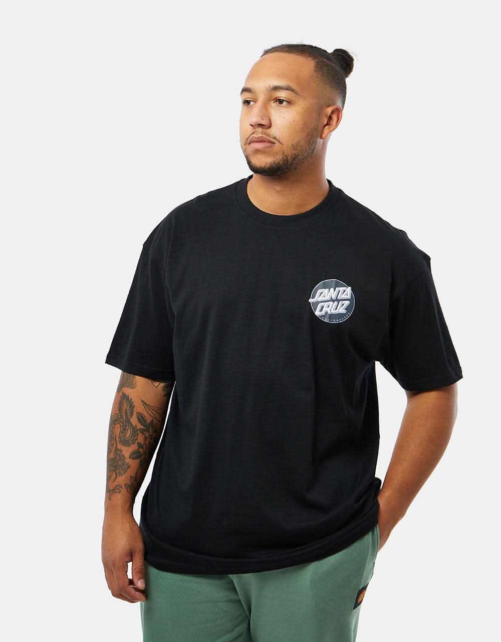 Santa Cruz Botanic Skull T-Shirt - Black
