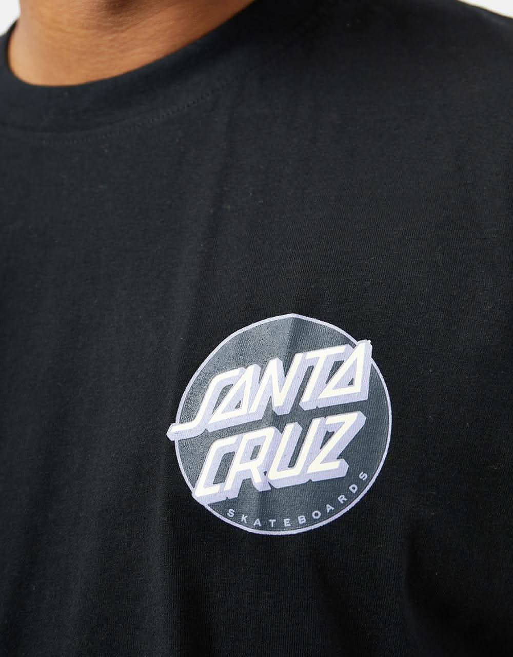 Santa Cruz Botanic Skull T-Shirt - Black