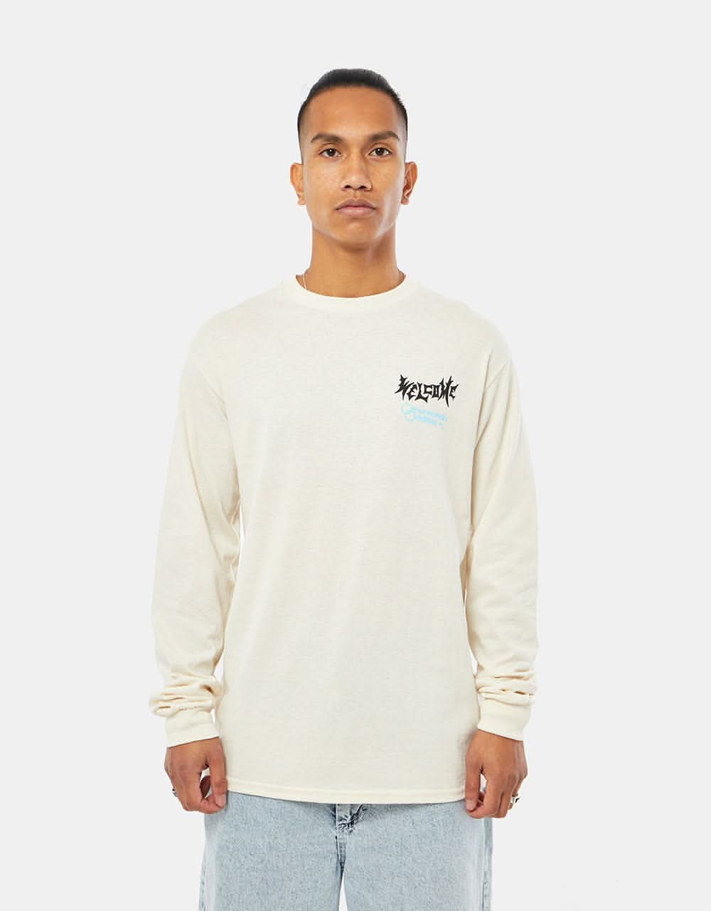 Welcome Widow L/S T-Shirt - Bone