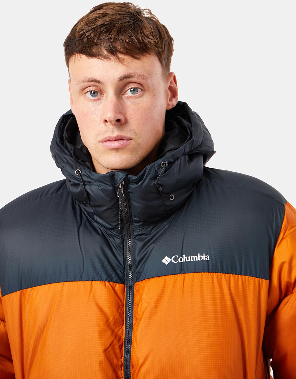 Columbia Puffect™ Hooded Jacket - Warm Copper/Black
