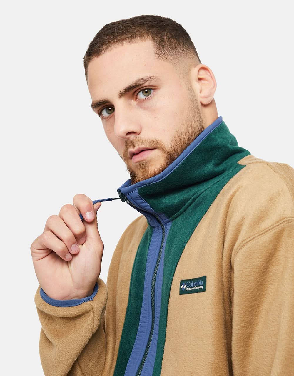 Columbia Backbowl™ Sherpa Full Zip Fleece - Delta/Spruce/Dark Mountain