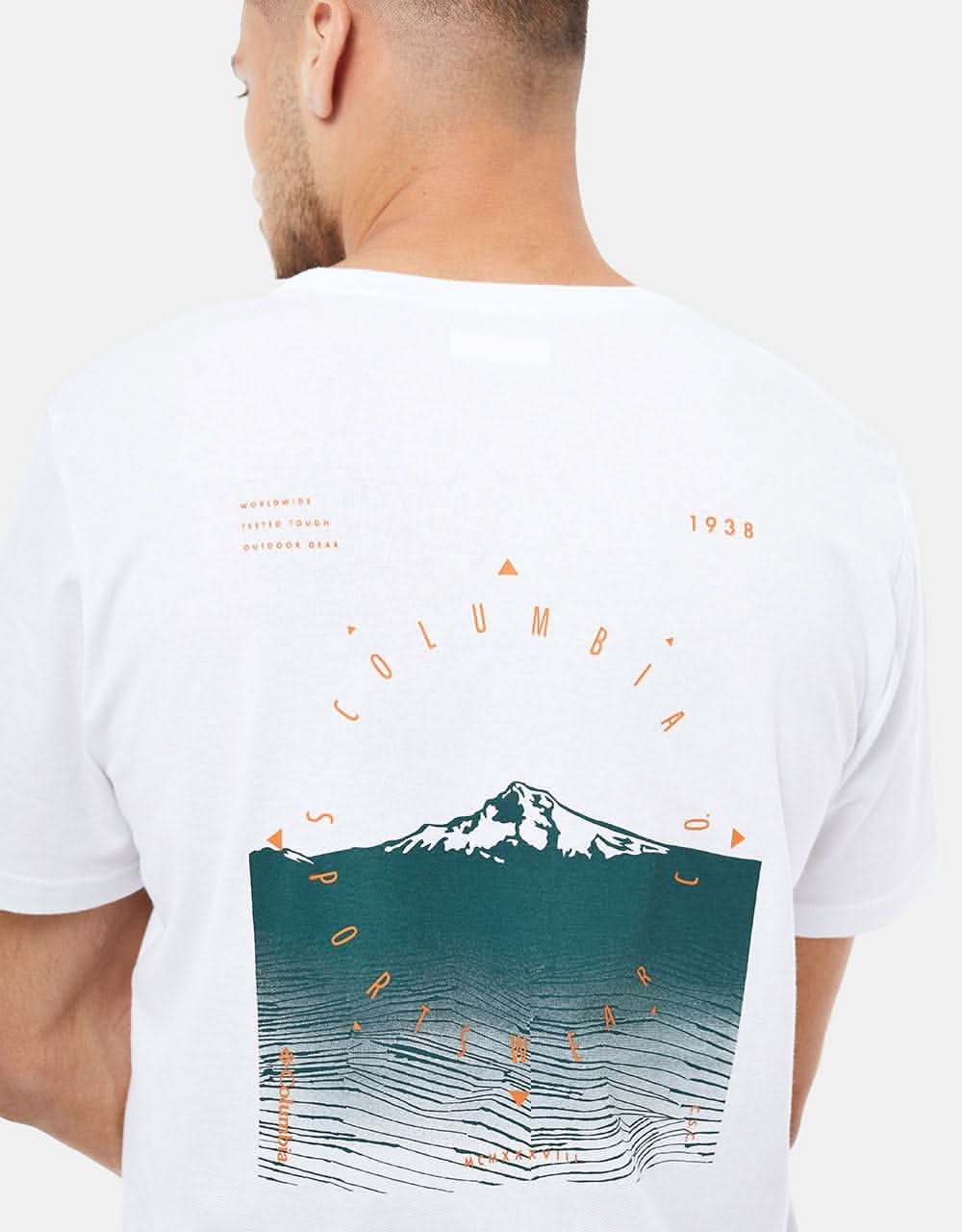 Columbia Rapid Ridge™ Back Graphic II T-Shirt - White/True Direction 2