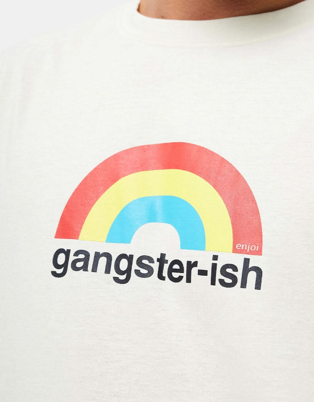 Enjoi Gangsterish T-Shirt - Bone White