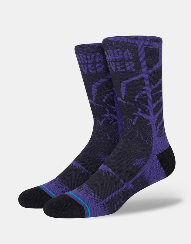 Stance x Marvel Black Panther Yibambe Crew Socks - Purple
