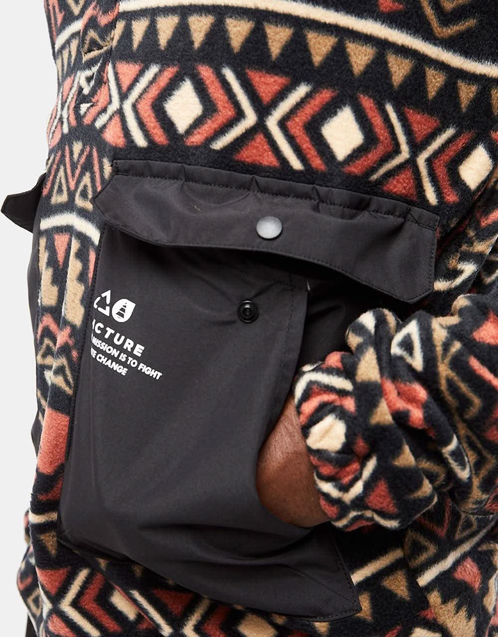 Picture Takysi 1/4 Zip Fleece - Orial print