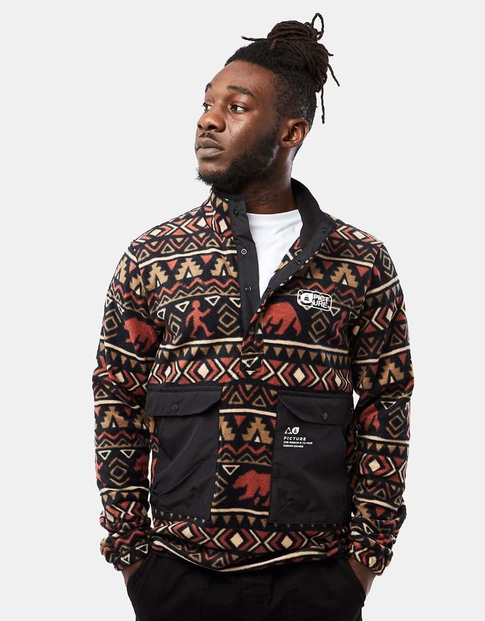 Picture Takysi 1/4 Zip Fleece - Orial print
